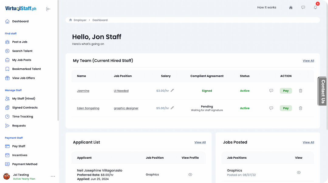 All-in-One Dashboard: Seamlessly Manage Your Entire Virtual Team!